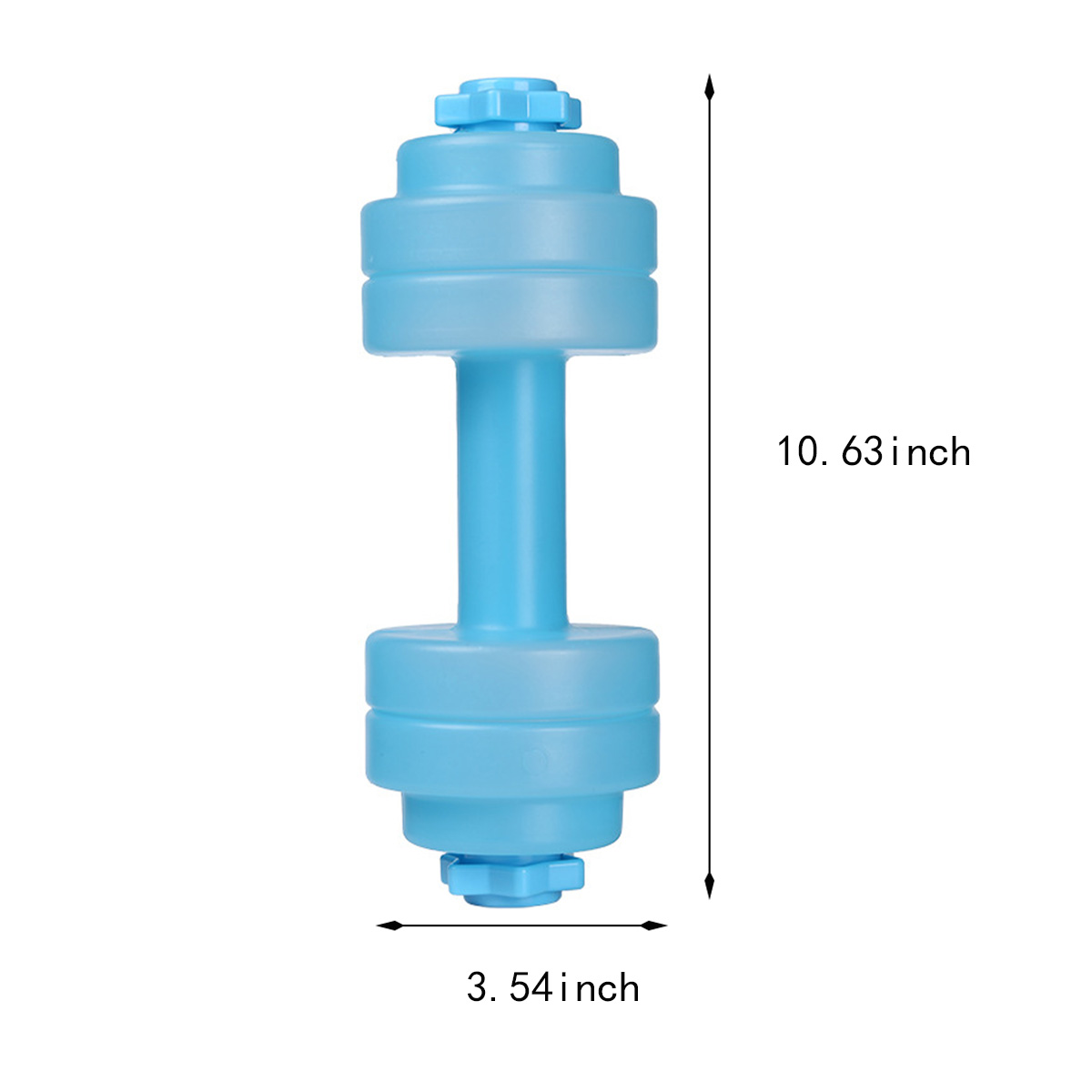 28oz portable dumbbell shaped sports fitness water bottle 2