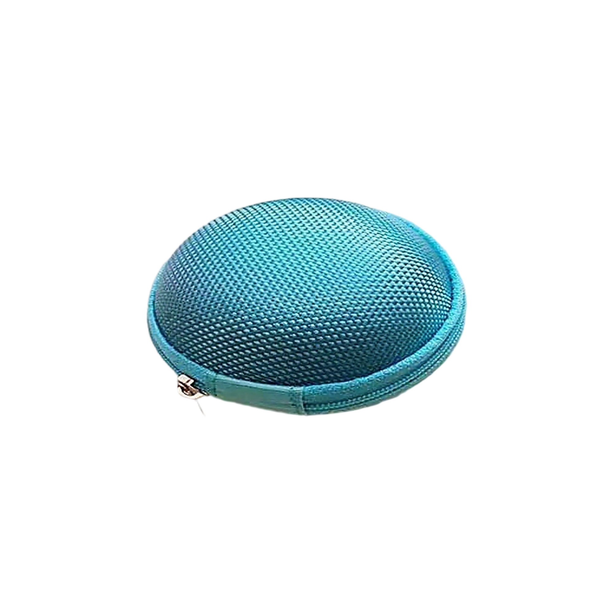 EVA Round Zipper Earphone Case With Mesh Pocket 4