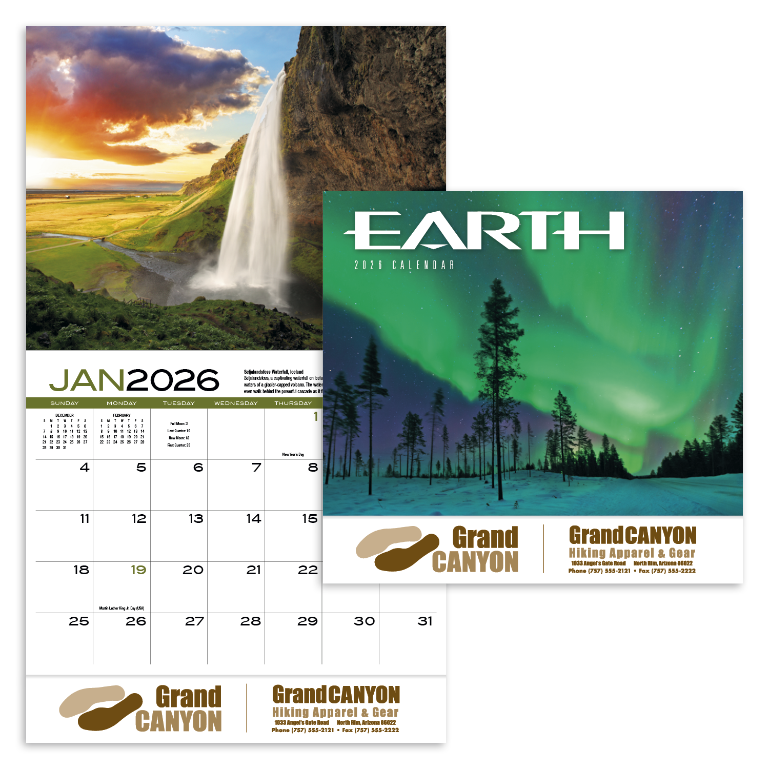 HotLine® Products Earth Appointment Calendar - Stapled 9