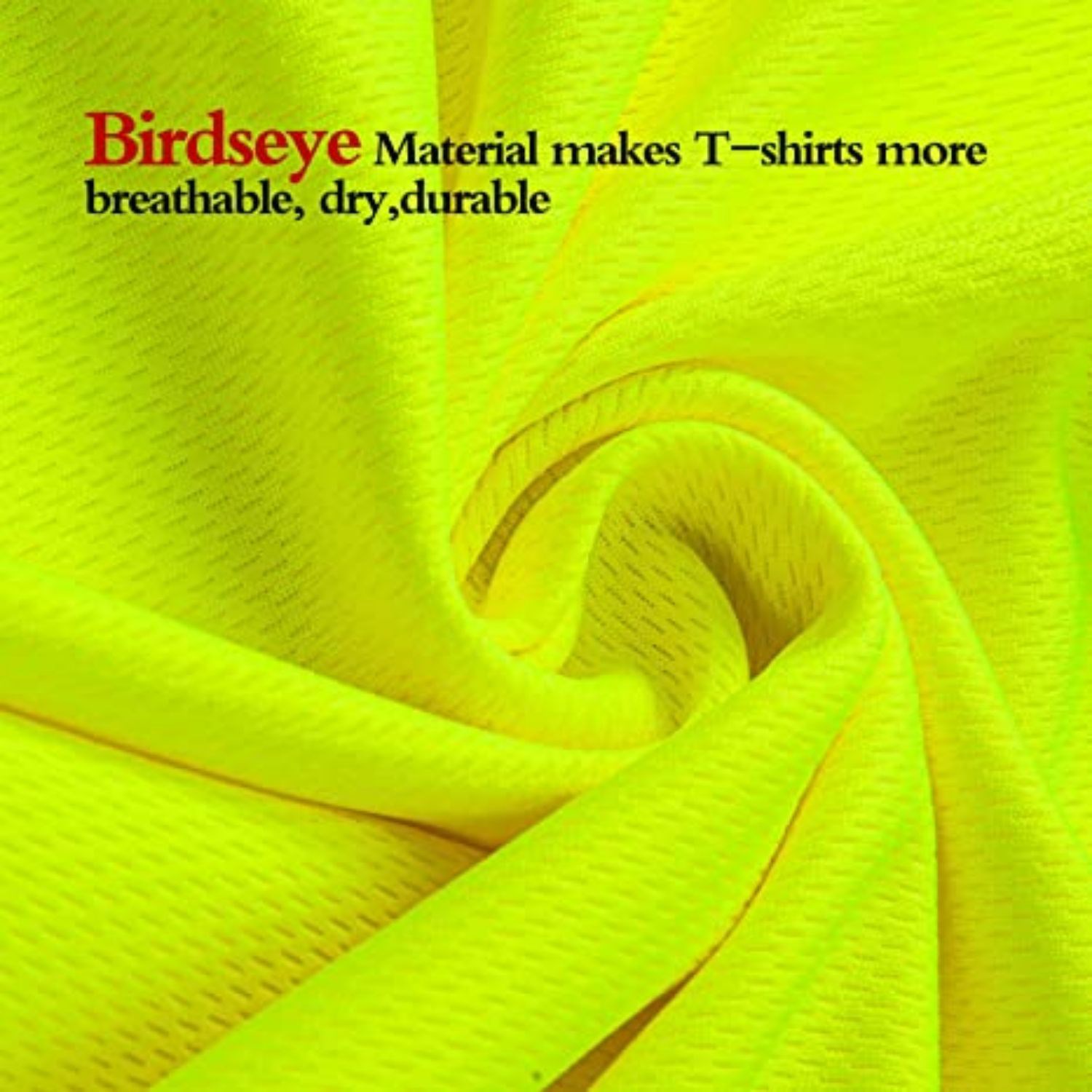 3.8 oz. Polyester Class 2 Two Tone Reflective Tape Crossback Safety Tee Shirt with Pocket 2