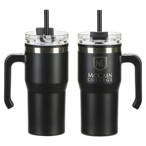 Outback 20 oz Stainless Steel/Polypropylene Mug with Lid and Straw 15
