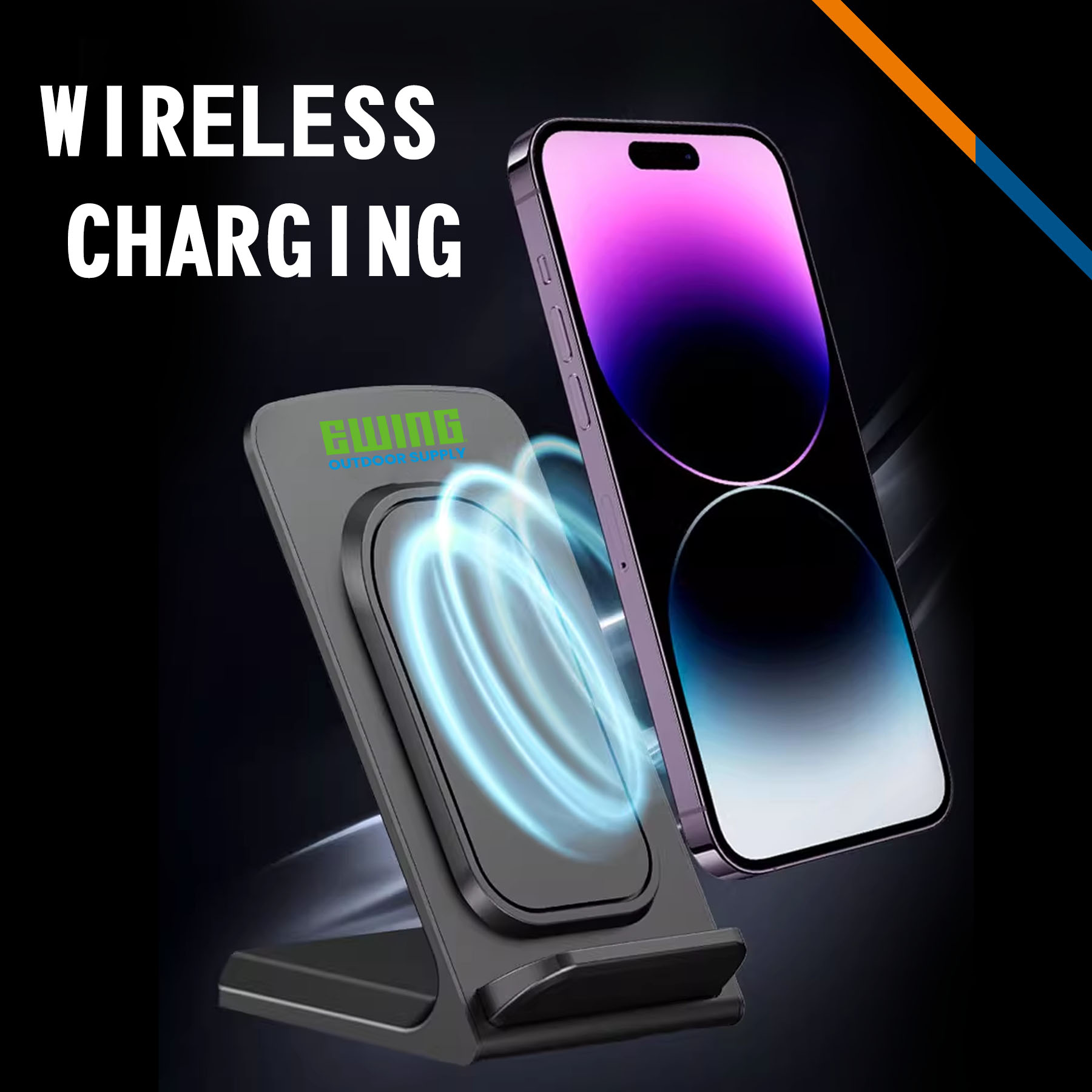 VoltFree 15W Wireless Fast Charger Stand 6