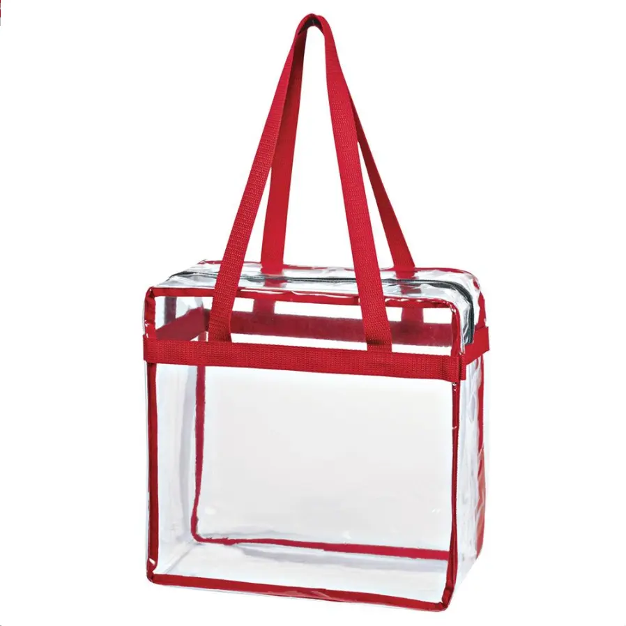 Clear Tote Bag With Zipper 6