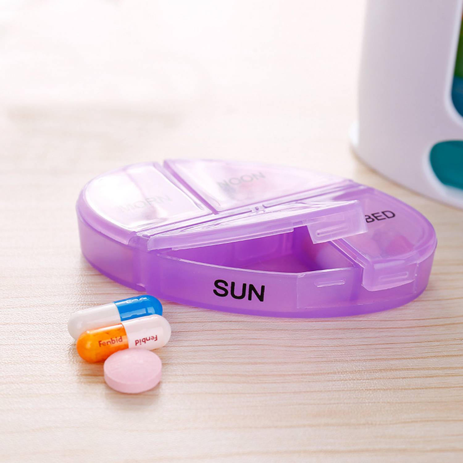Stackable Weekly Pill Organizer 6