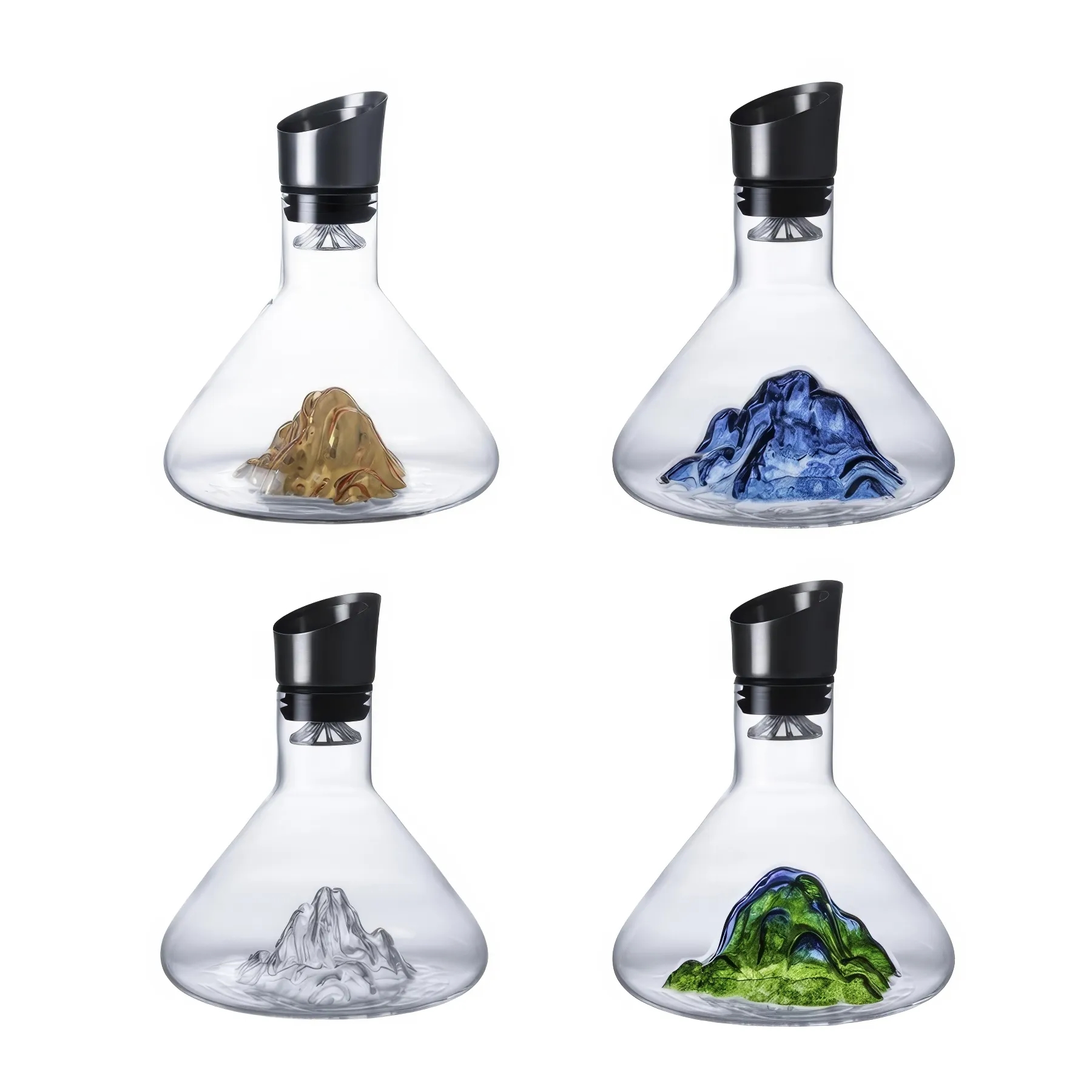 Glass Mountain Wine Decanter 4