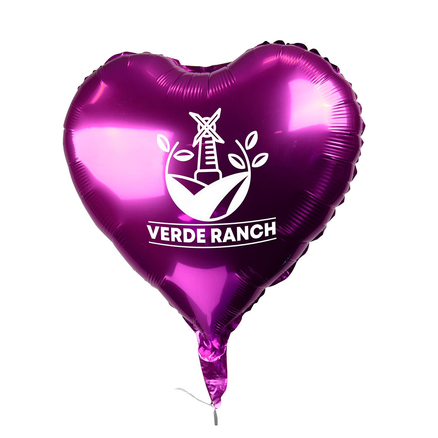 18" Heart-Shaped Mylar Balloon (1 Color Imprint) 6
