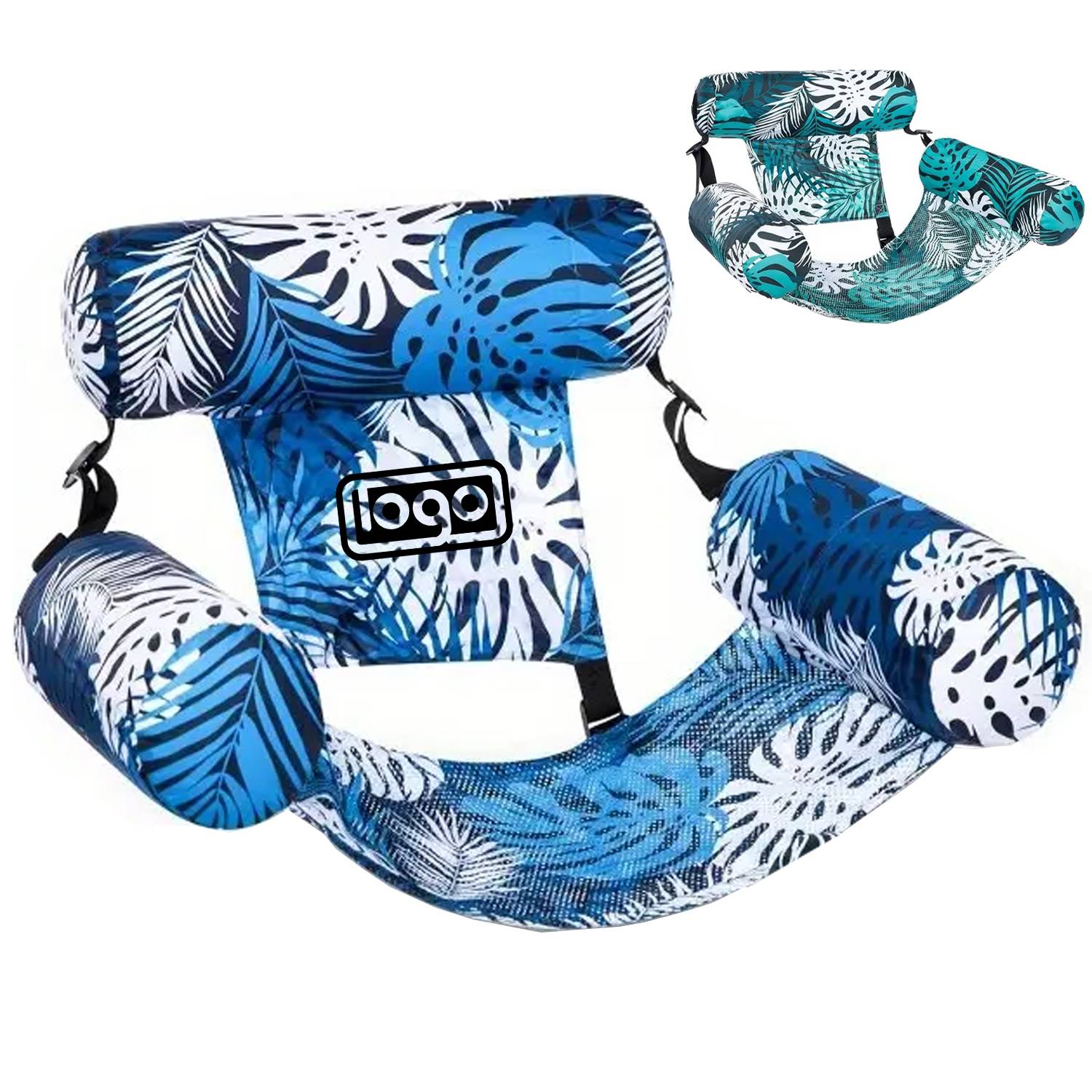 Inflatable Heavy Duty Sunbathing Floating Pool Lounge Chair 3