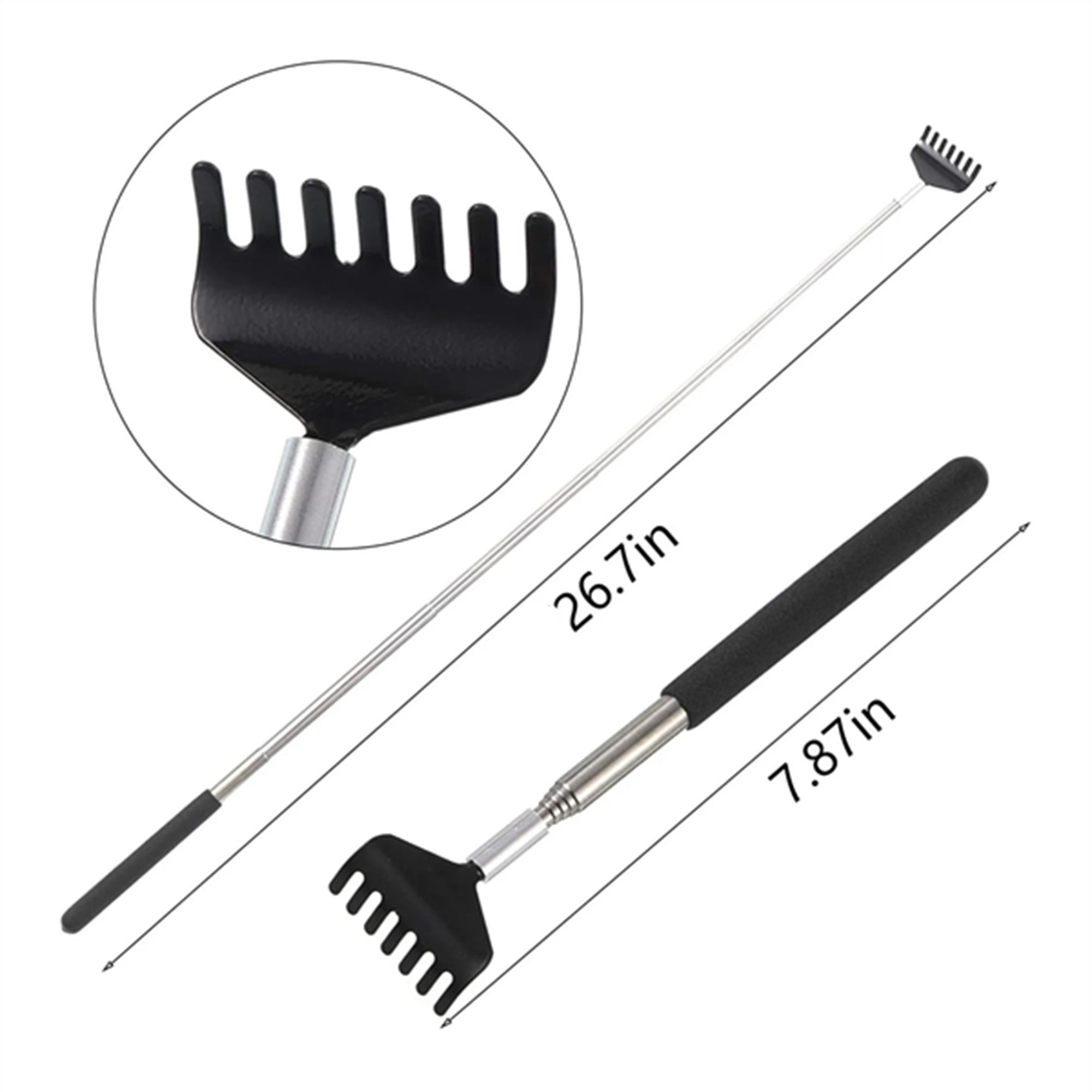 Extendable Telescopic Metal Back Scratcher 3