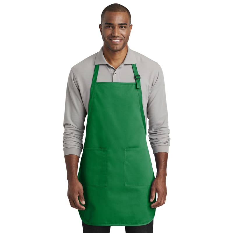 Port Authority Full-Length Two-Pocket Bib Apron. 21