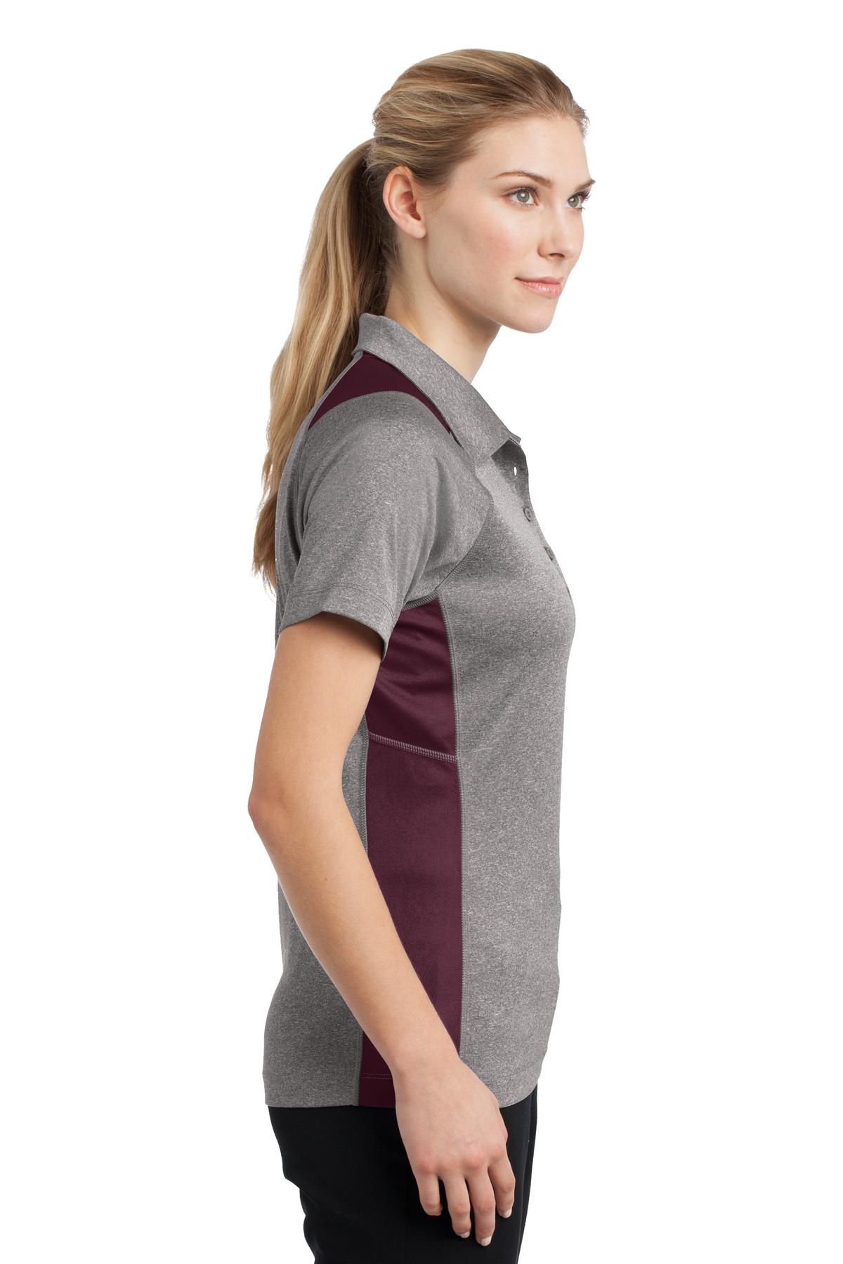 Sport-Tek® Women's Heather Colorblock Contender Polo 71