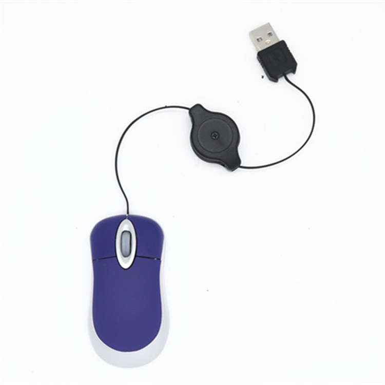 Mini Travel USB Optical Mouse / Retractable Cable 11