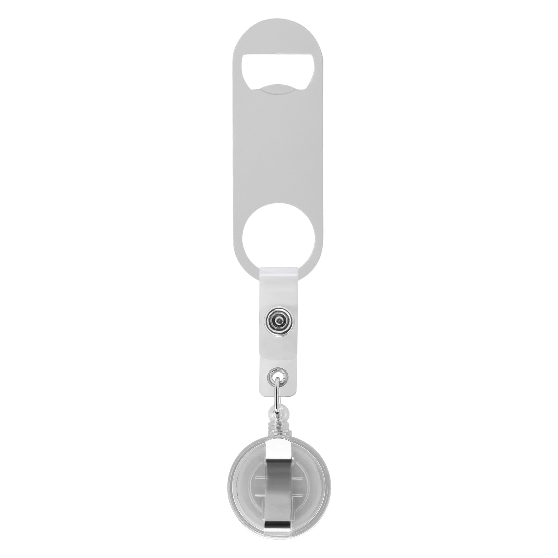 Bottle Opener With Retractable Round Clip 7
