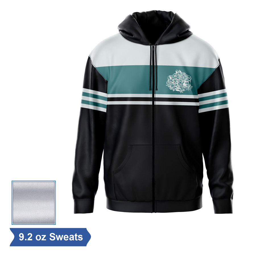 Unisex & Kids' Sublimation UPF Performance Full-Zip Hoodie 2