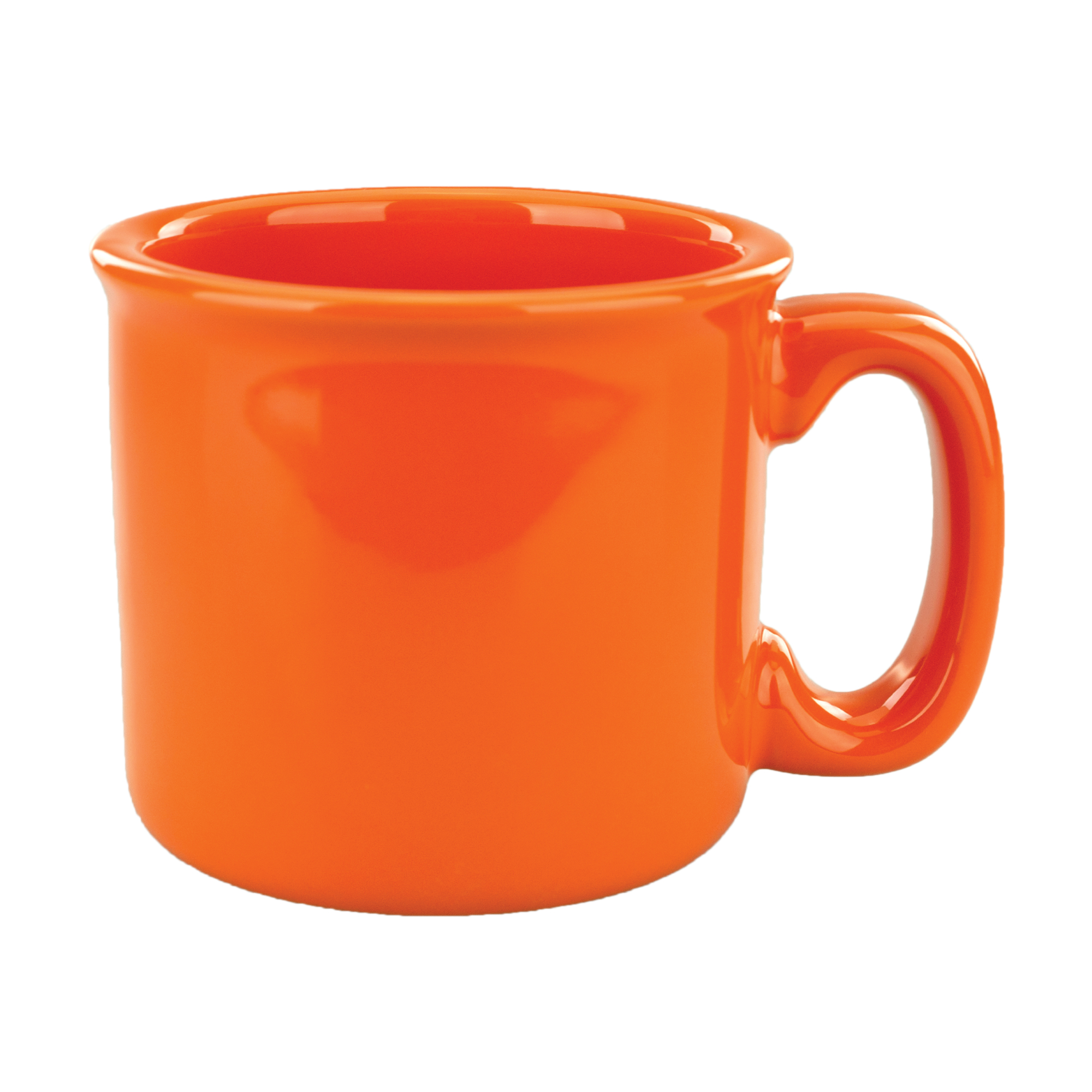 15 oz Solid Orange Campfire Mug