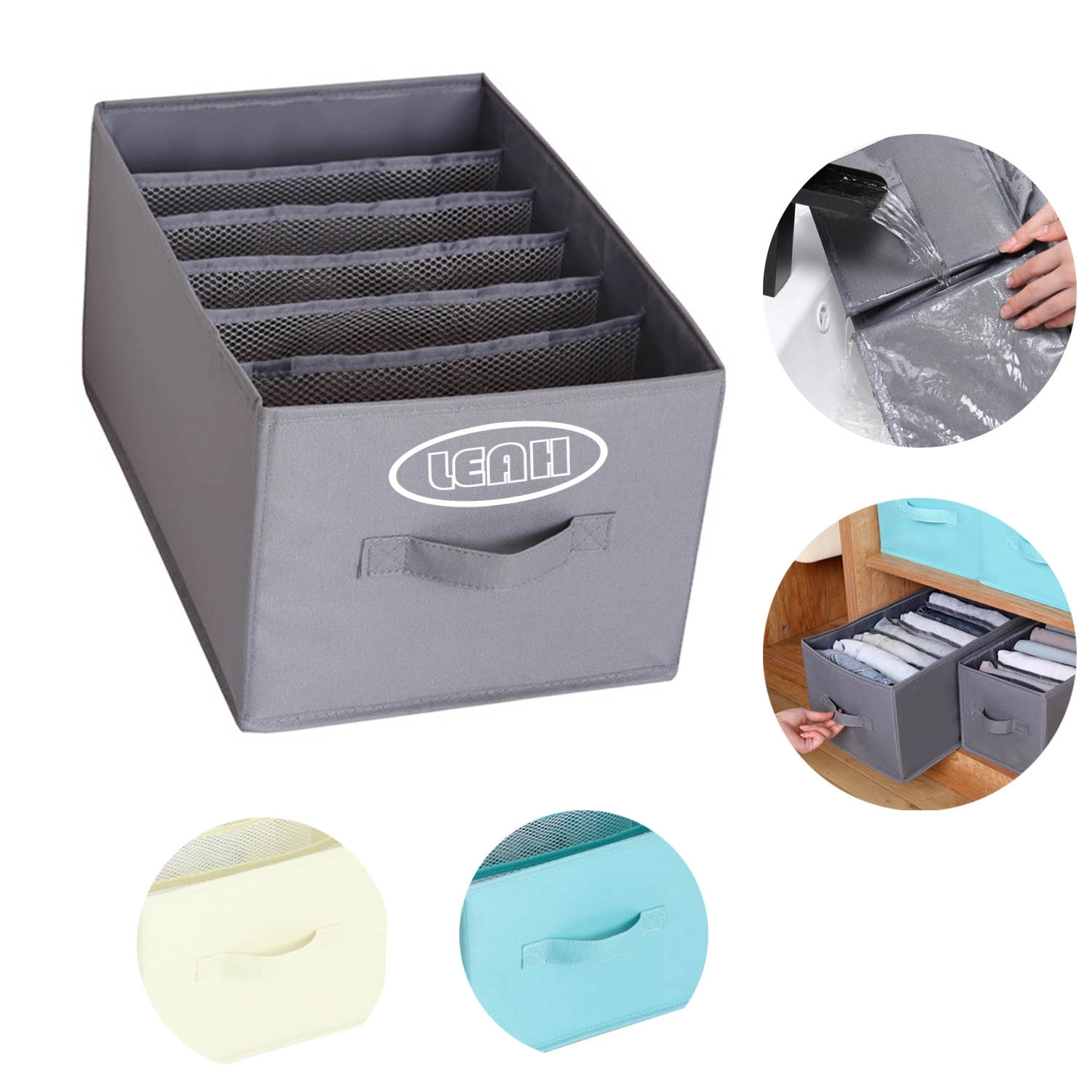 Foldable Underwear Sock Organizer 3
