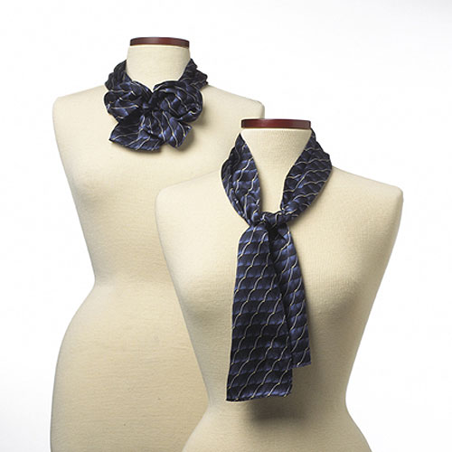 Hamilton Career Collection Silk Scarf - 8"x45" 2