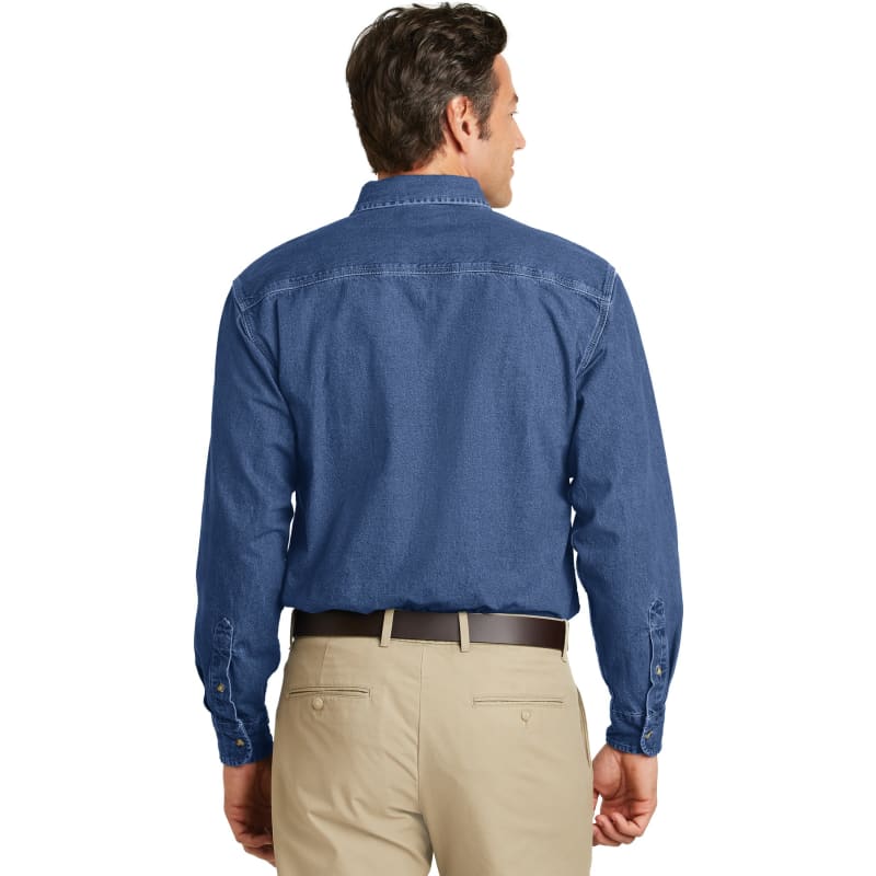 Port Authority Heavyweight Denim Shirt. 4