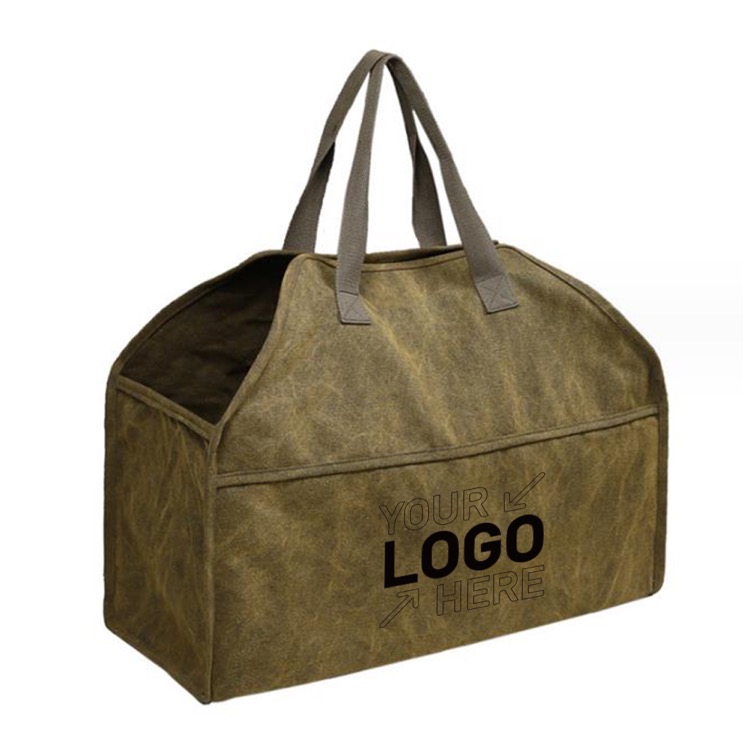 Canvas Firewood Bag 2