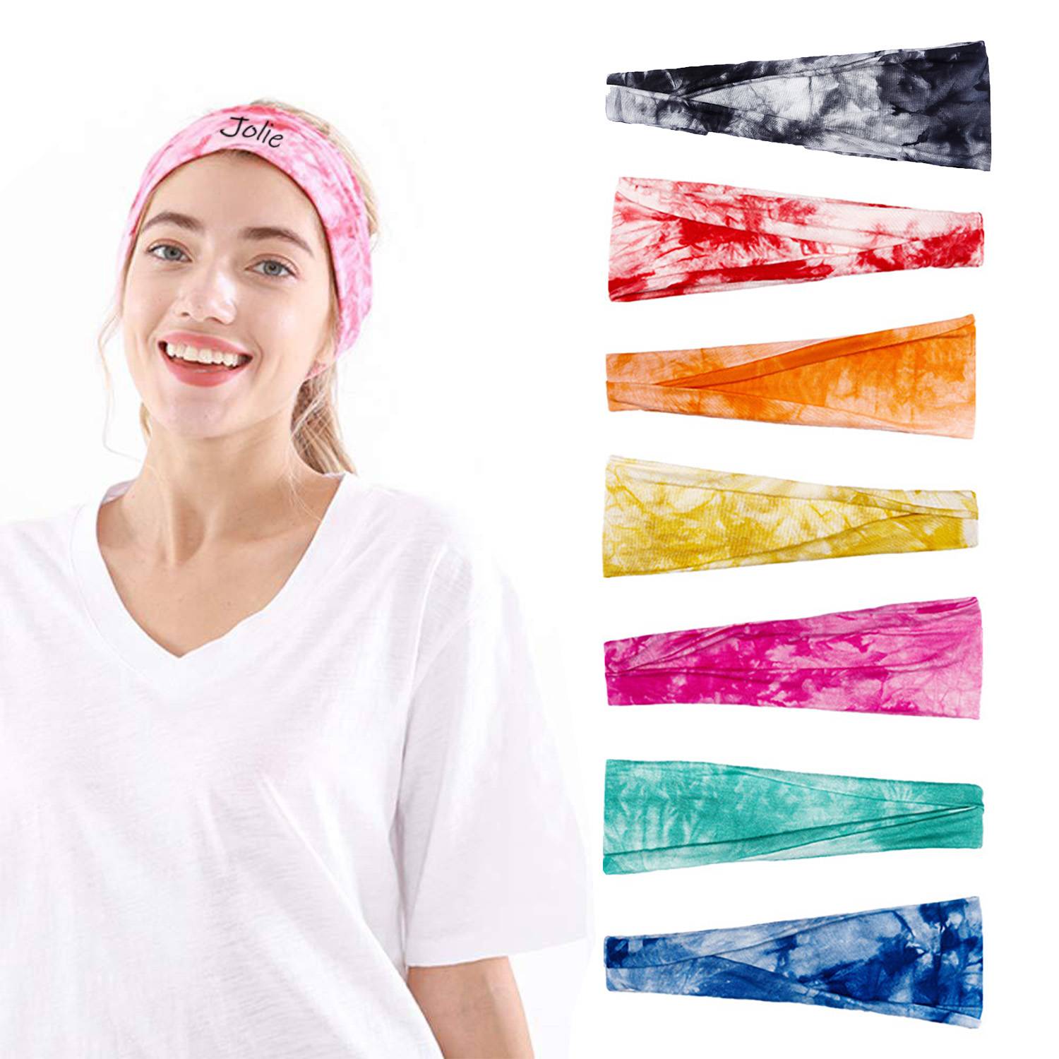 Tie Dye Sports Fitness Headband