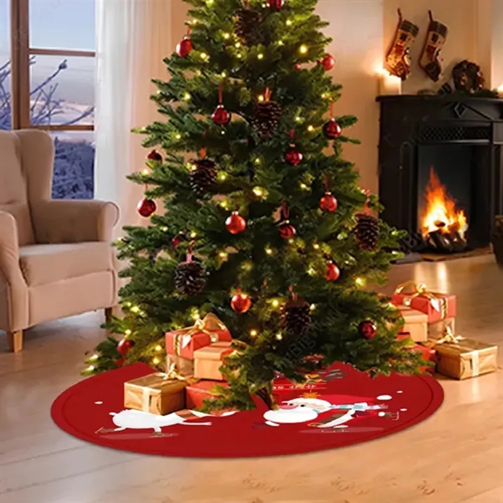 30" Silicone Christmas Tree Stand Mat 4
