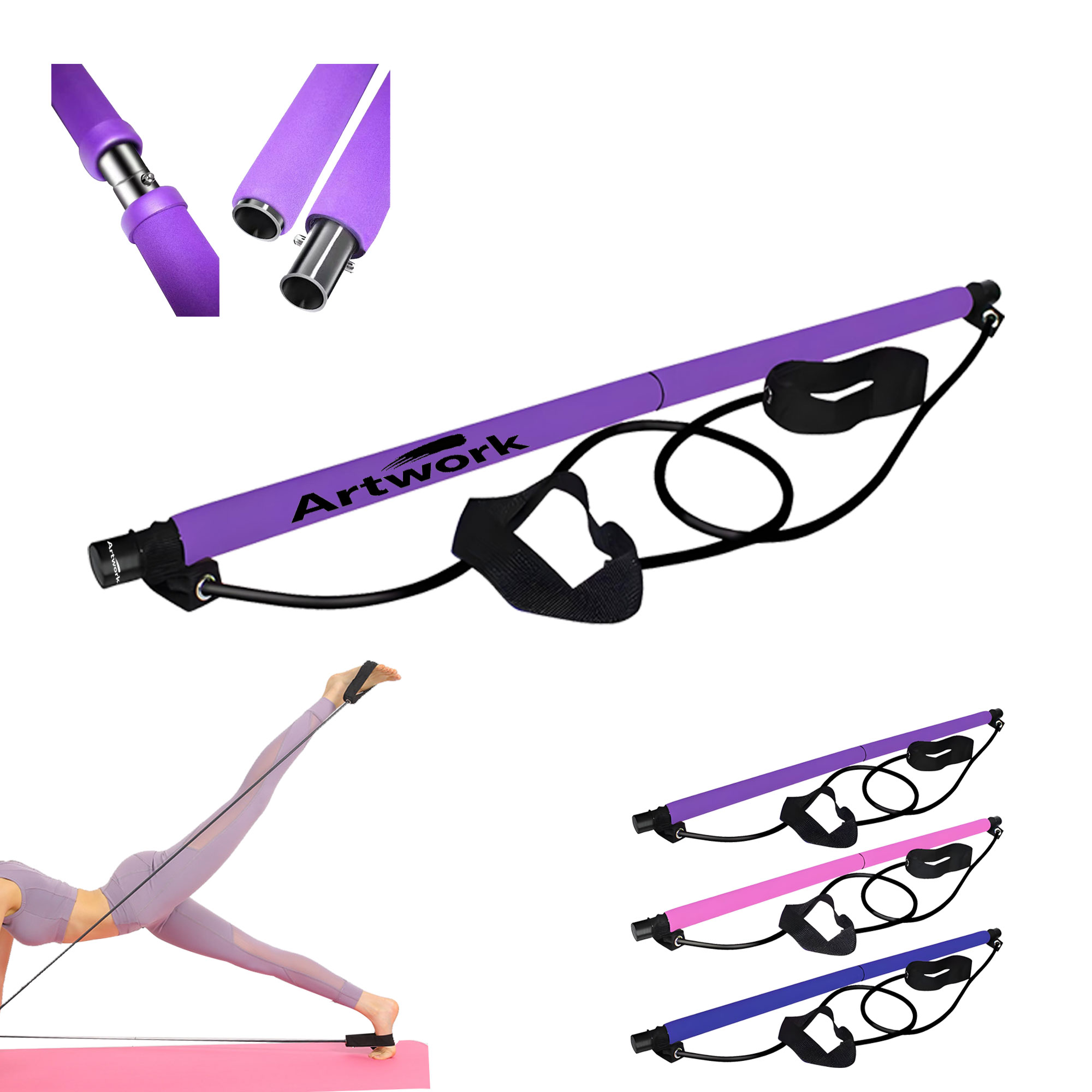Yoga Pilates Fitness Bar 3