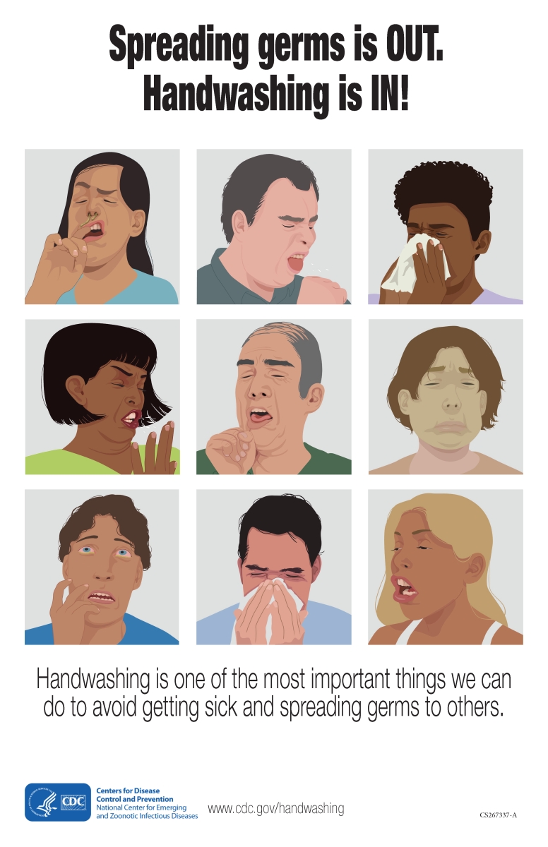 CDC Approved Stock Posters | Hand washing series (11x17) 17