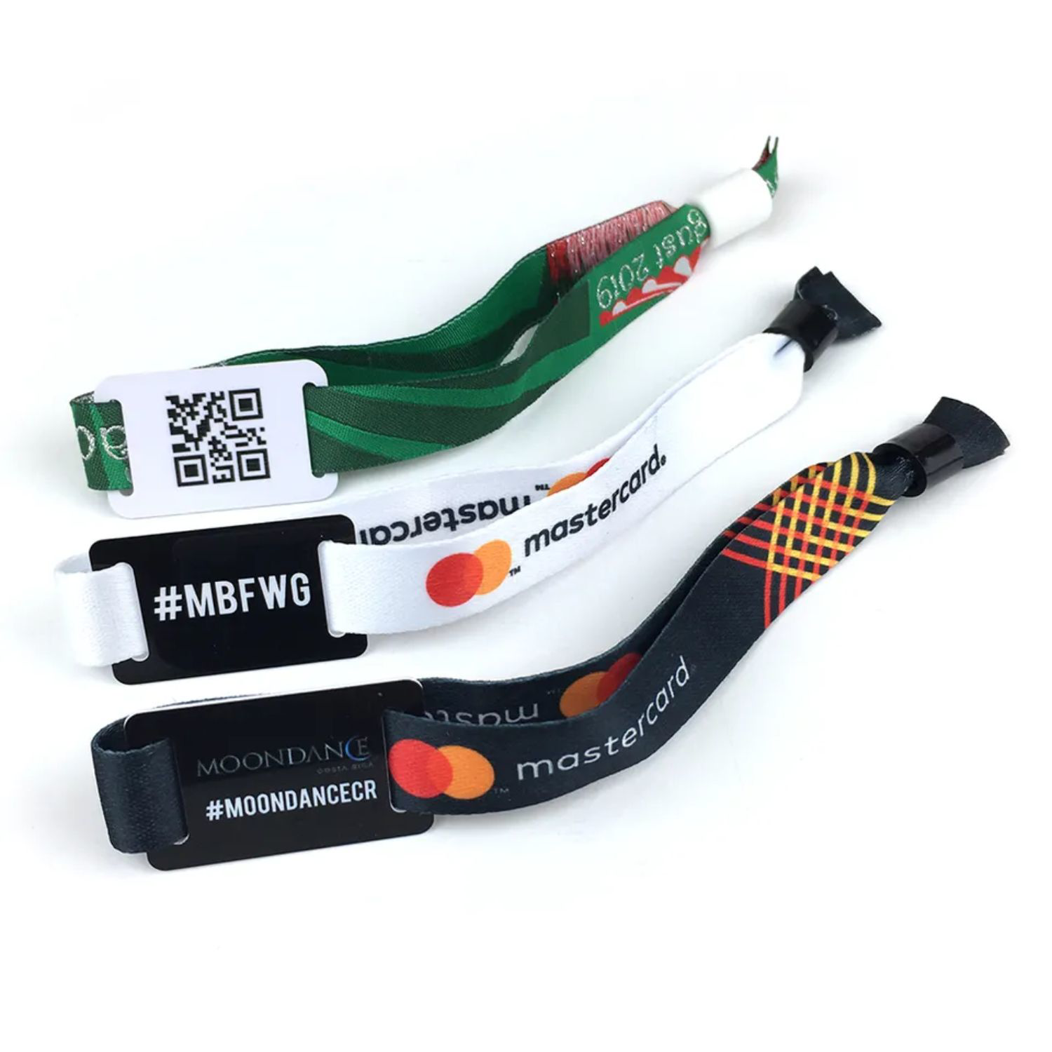 iTAGL 3/4" Smart NFC Digital Business Event Fabric Wristband 2