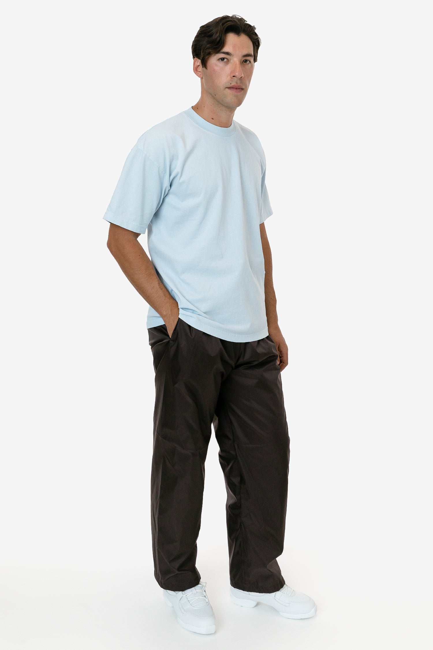 NYLON TAFFETA LINED TRACK PANTS 2
