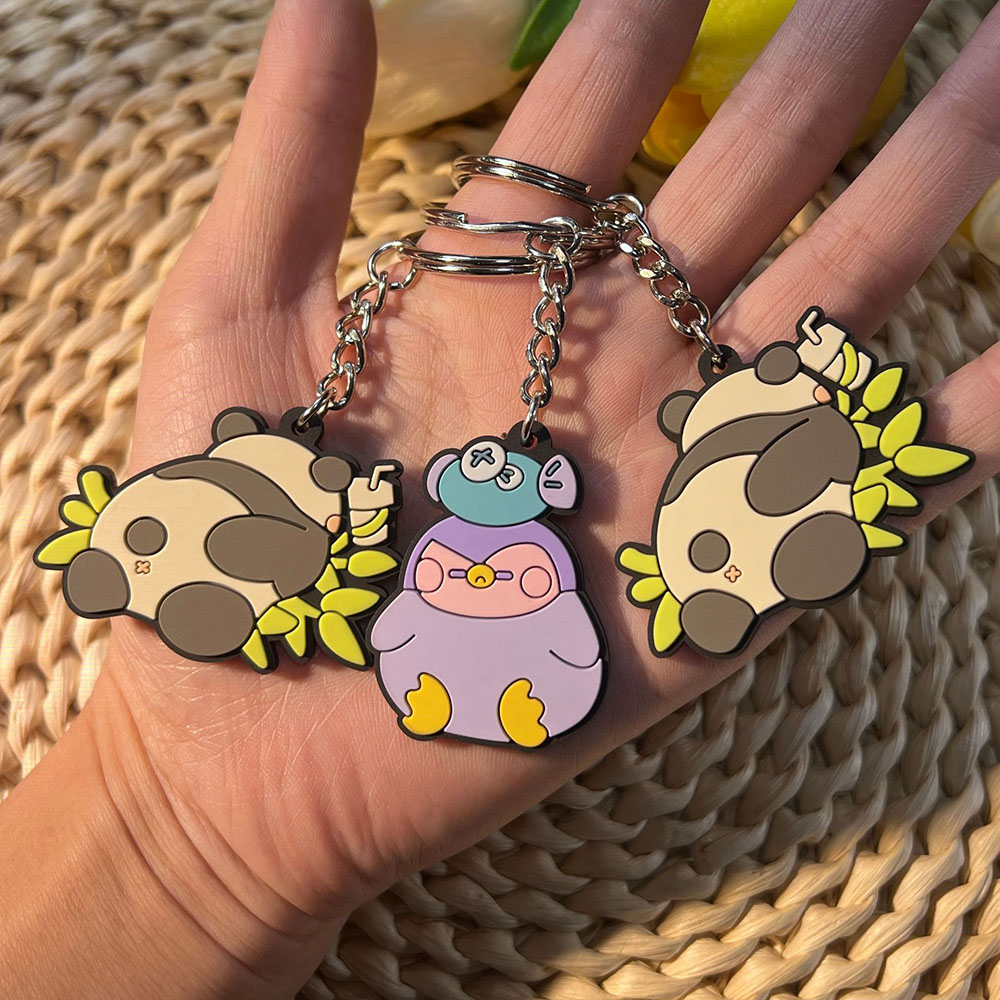 Custom 2D PVC Key Chain 2