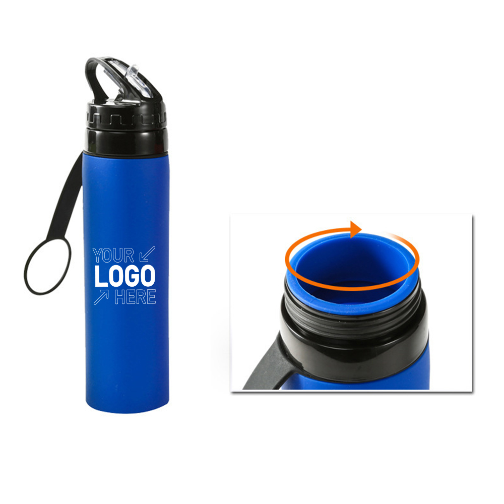 Travel Silicone Collapsible Water Bottle 4
