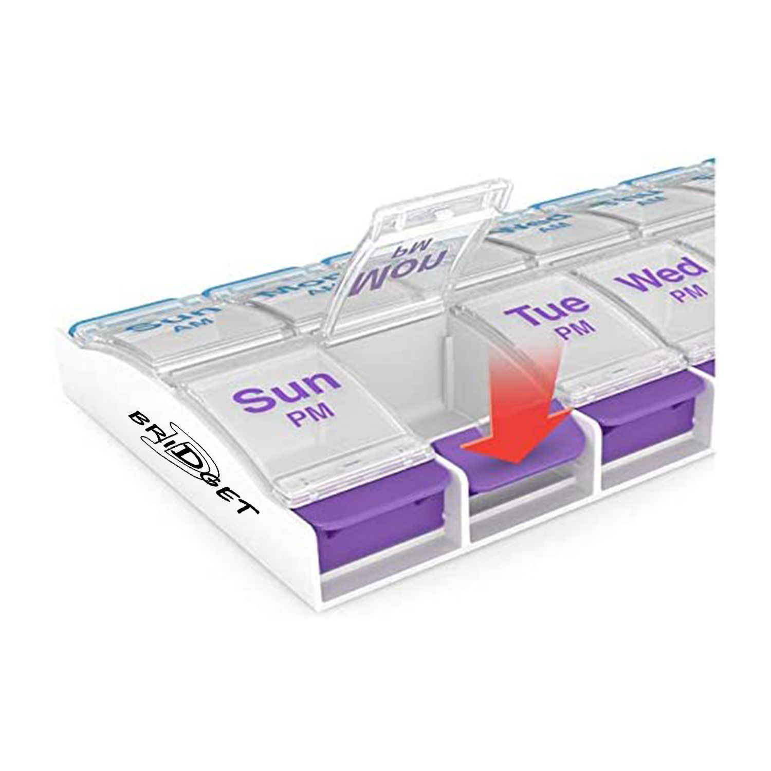 AM/PM Weekly Pill Storage Box 2