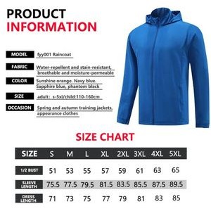 Full Zip Up Hoodies Mens Soccer Sportswear Quick Drying Jacket 2