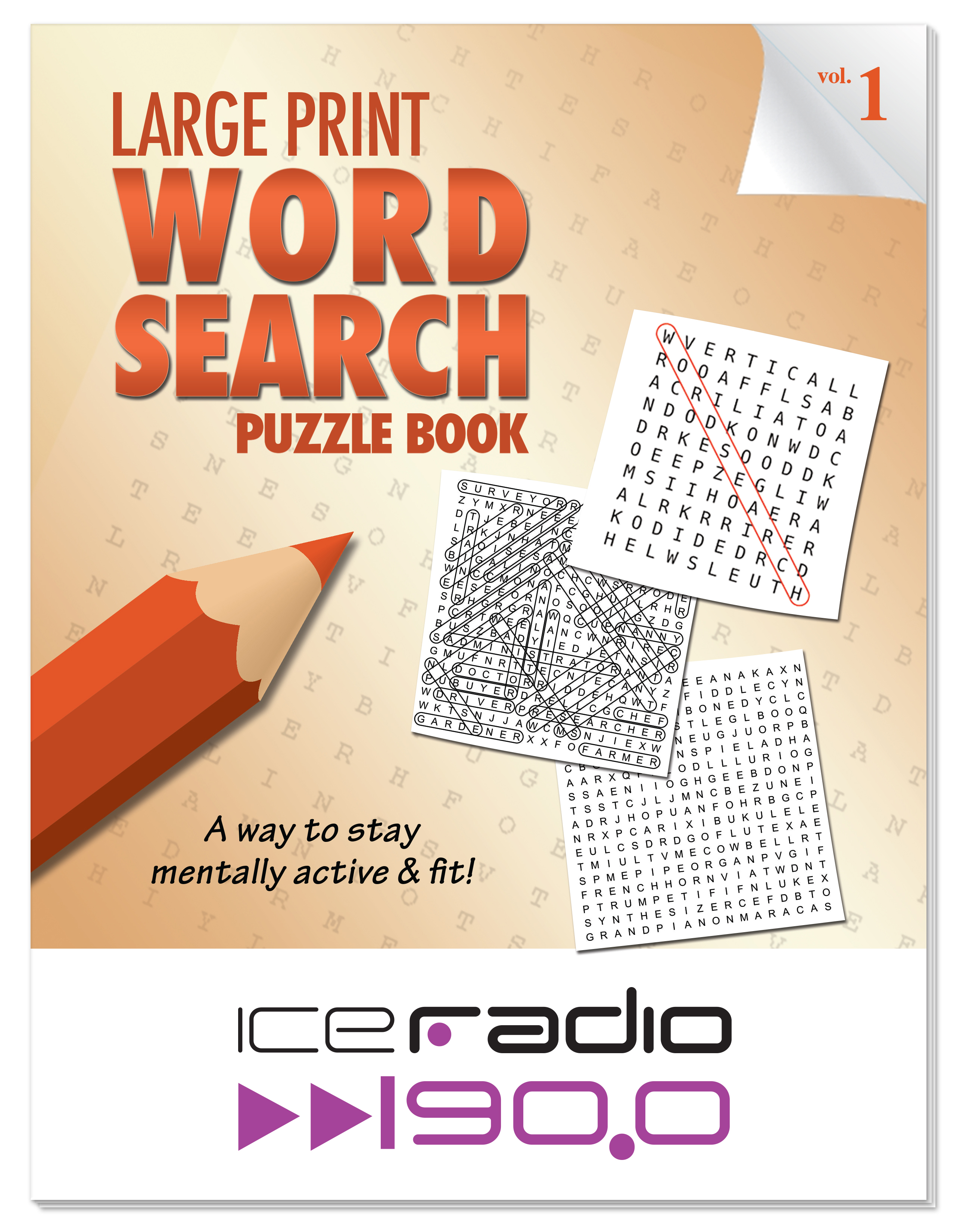 Puzzle Book: LARGE PRINT Word Search 2