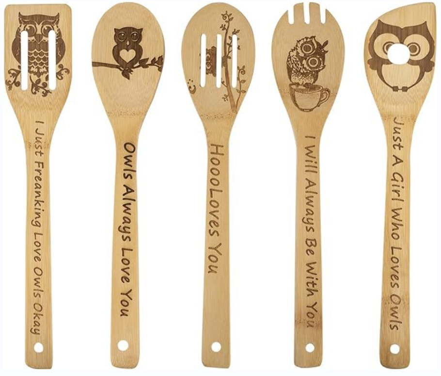 5-Piece Bamboo Kitchen Utensil Set 1