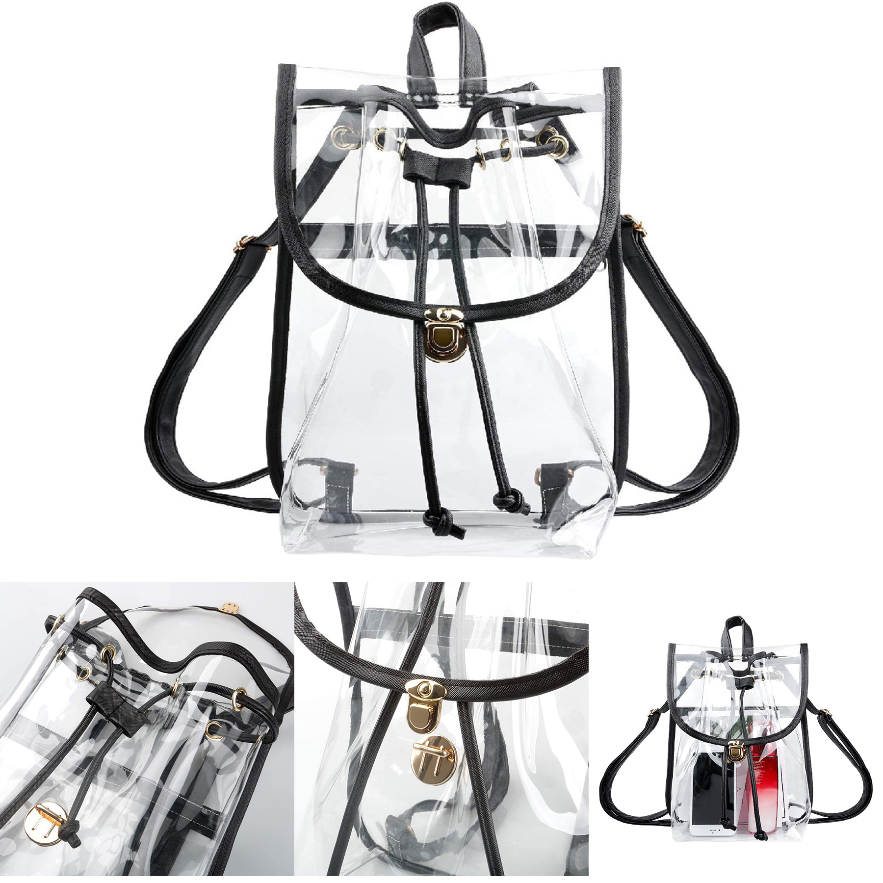 Heavy Duty Clear Backpack 1