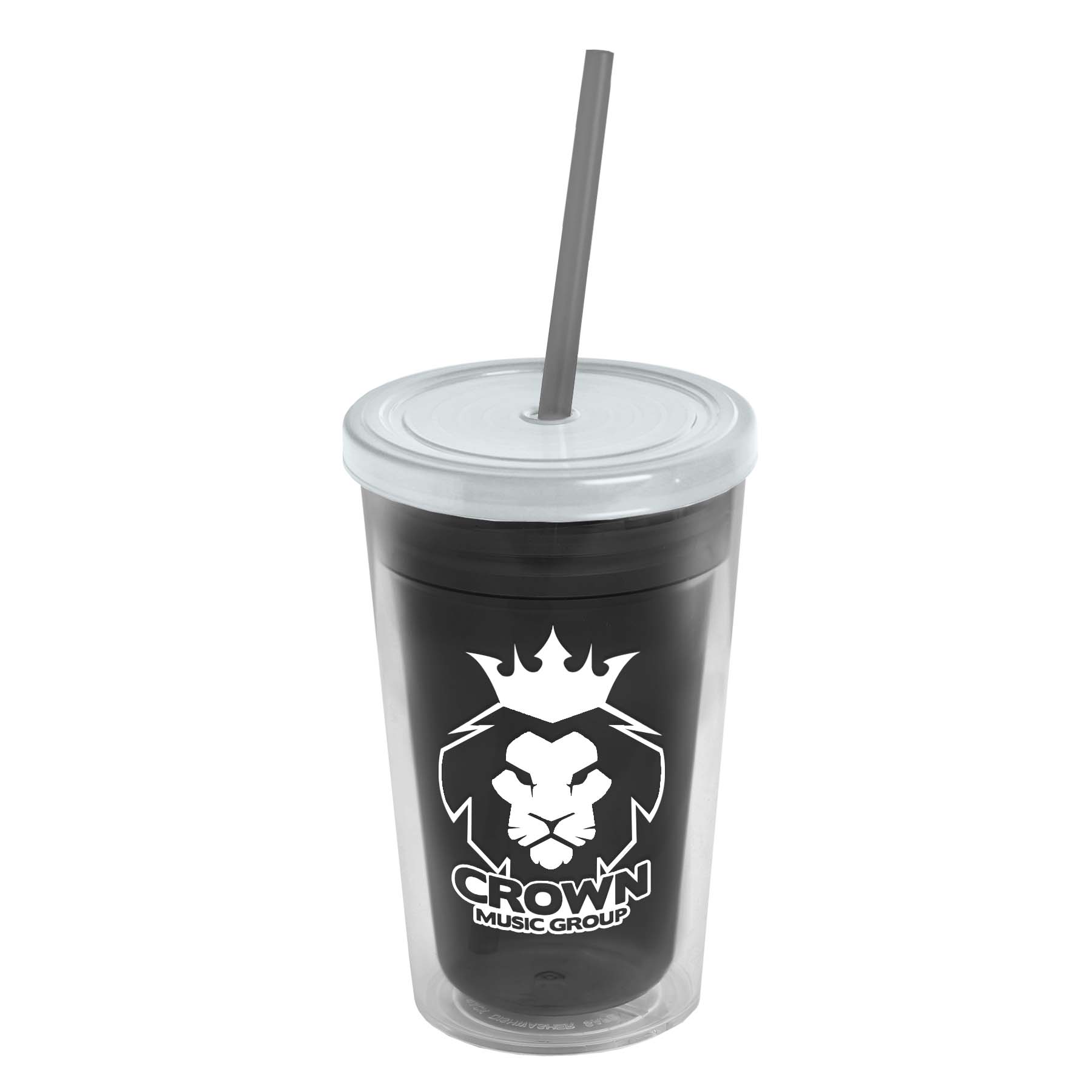 16 oz. Double-Wall Insulated Transparent Tumbler 3