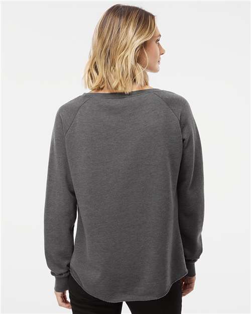 Women's California Wave Wash Crewneck Sweatshirt - PRM2000 58