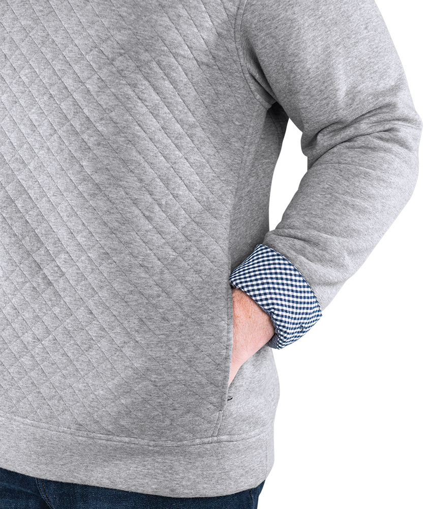 Men's Franconia Quilted Pullover, custom hoodie or sweatshirt with logo imprint 22
