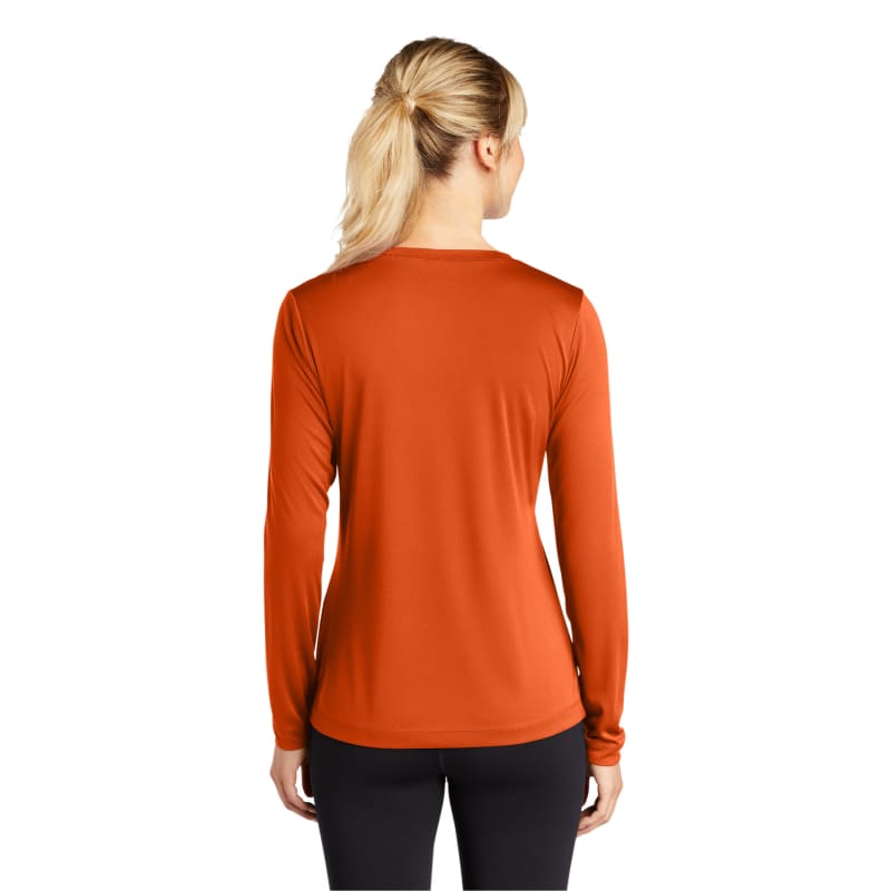 Sport-Tek Women's Long Sleeve PosiCharge Competitor V-Neck Tee. 54