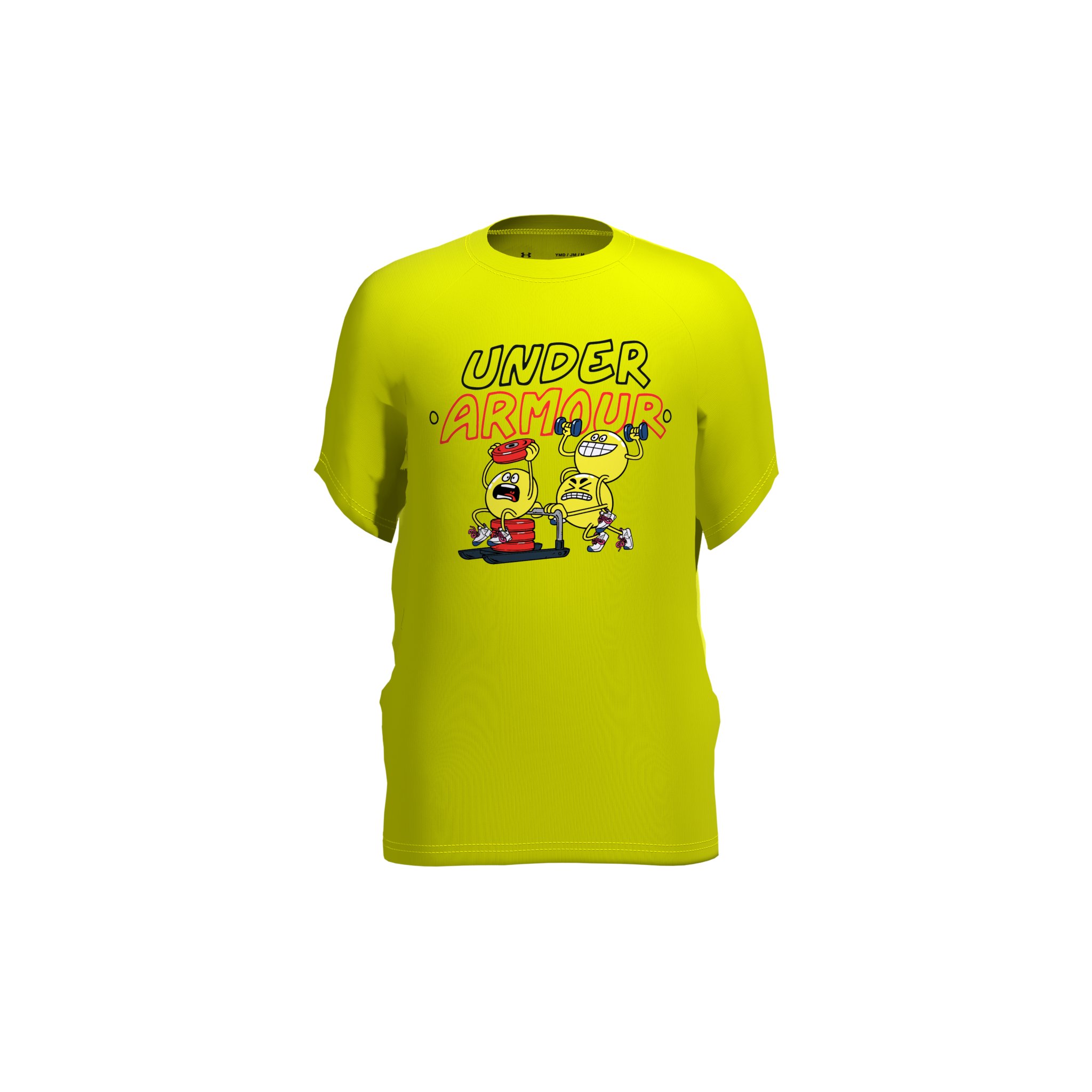 Boys' UA Tech Gym Sesh Short Sleeve 3