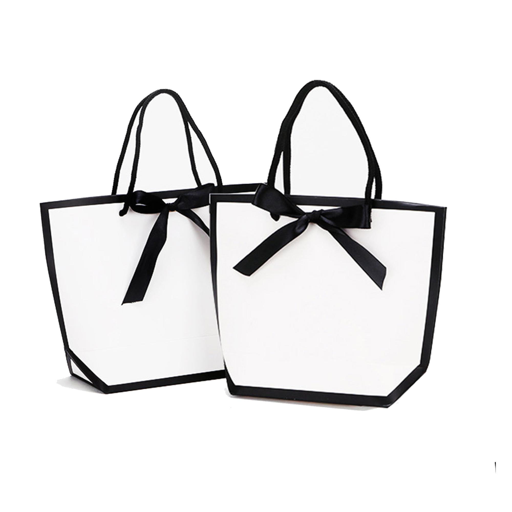 Paper Gift Tote Bag With Bow 5.1" x 5.5" x 2.8" 2