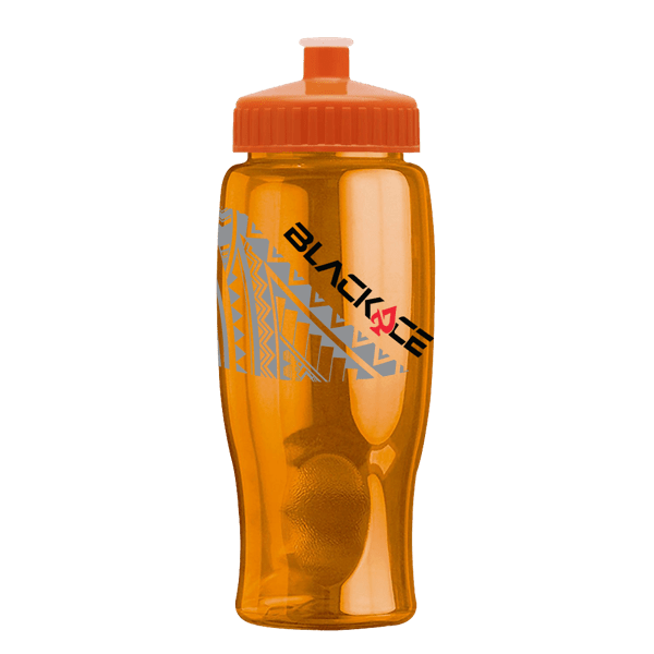 Rotation 27oz Transparent Contour Bottle w/Push-Pull Lid 10