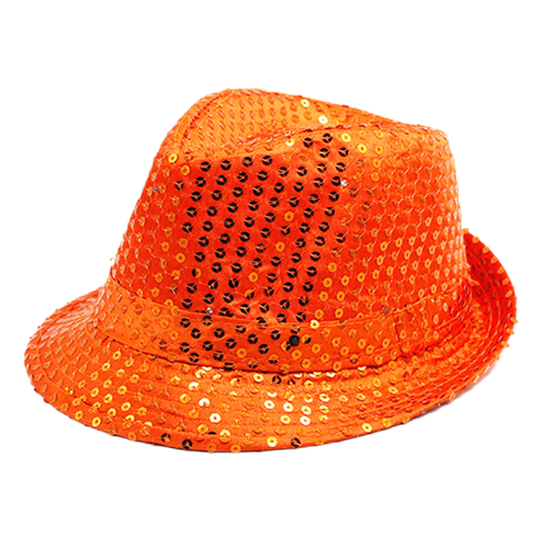 Sequined Glowing Fedora Hat 4