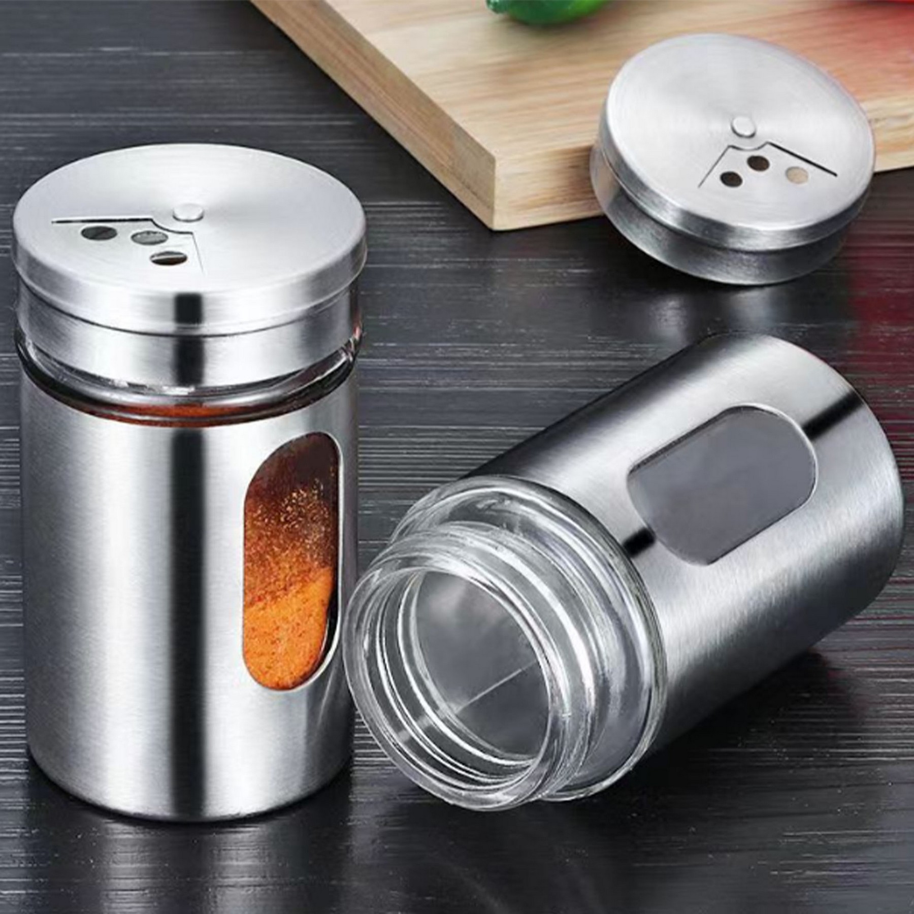 Stainless Steel Pepper Shaker 2