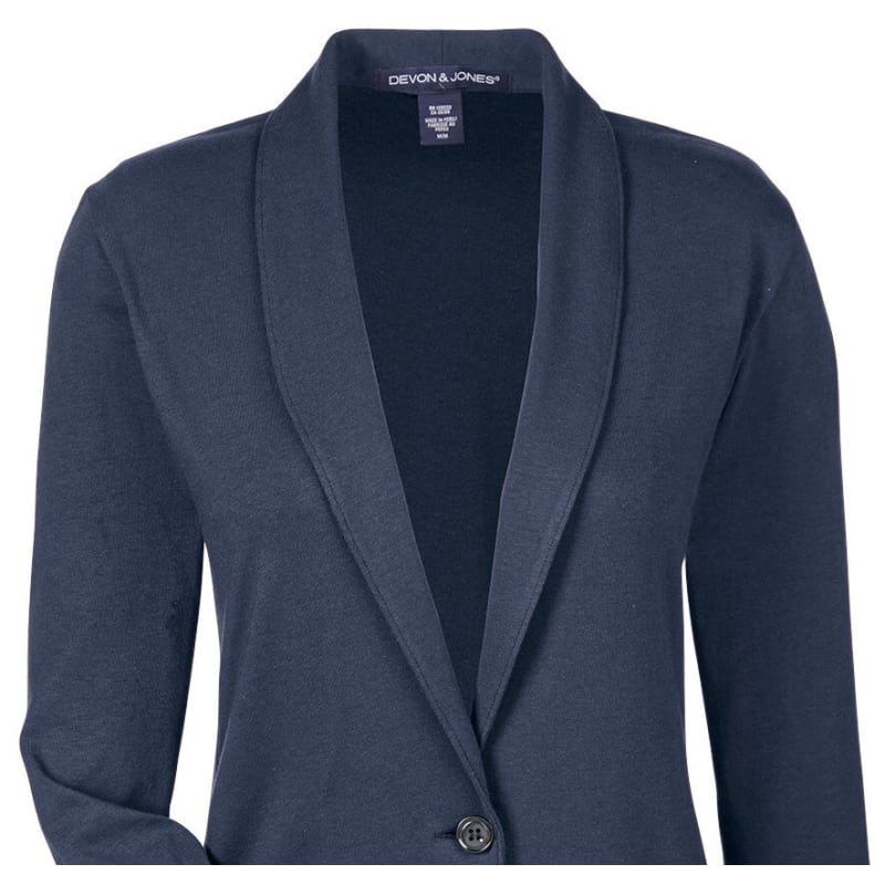Devon & Jones Ladies' Perfect Fit™ Shawl Collar Cardigan 5