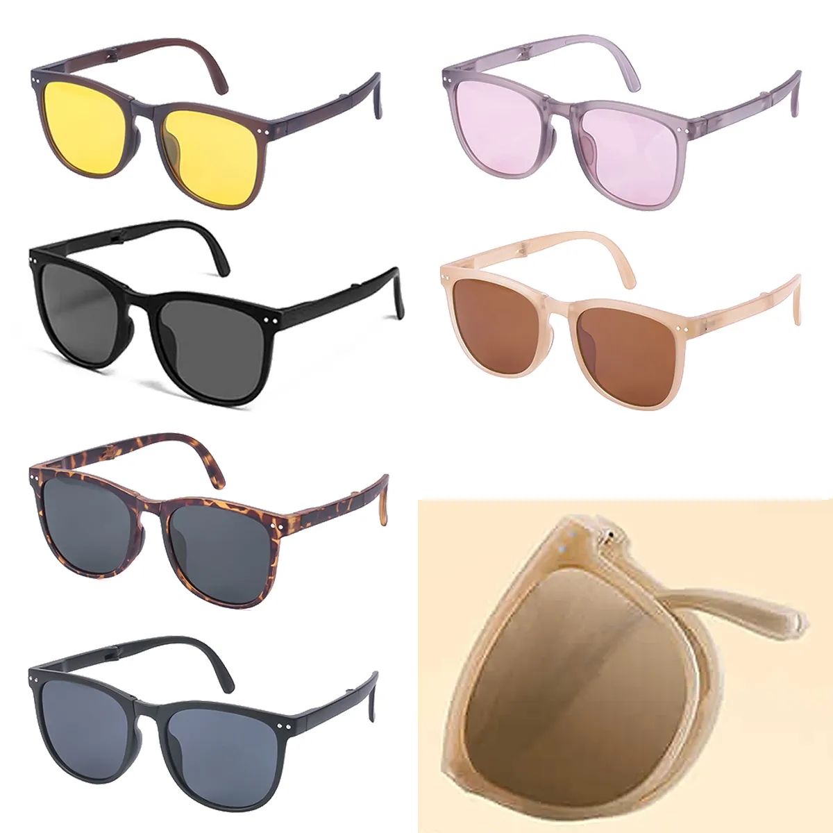 Foldable Polarized Uv Blocking Sunglasses 2