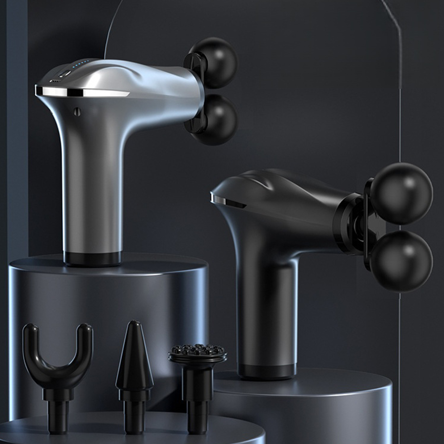 Deep Tissue Double Heads Massage Gun 6