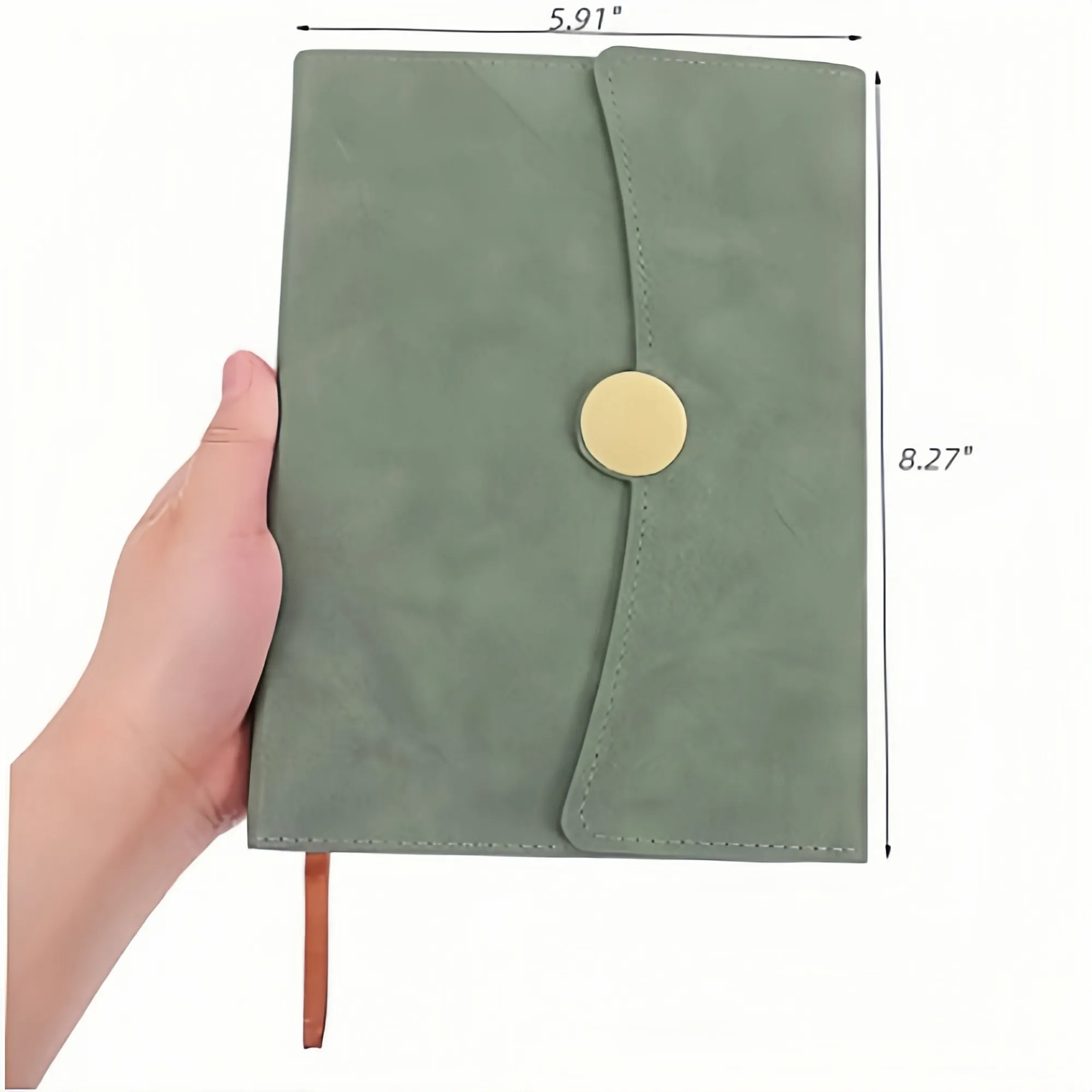 PU Leather Notebook - A5 Slim Refillable Notepad 4