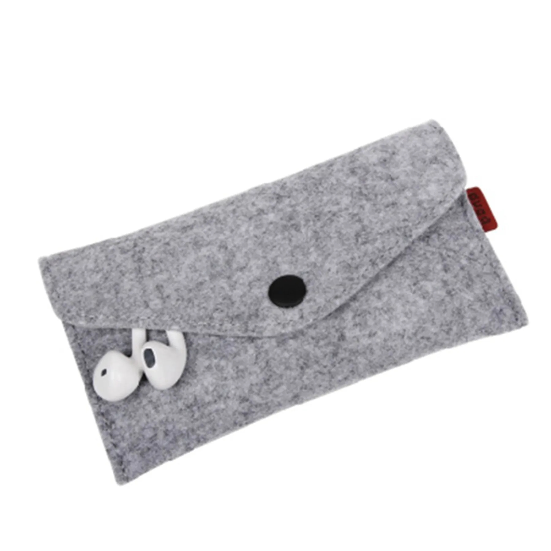 Non Woven Felt Pencil Case With Button 8
