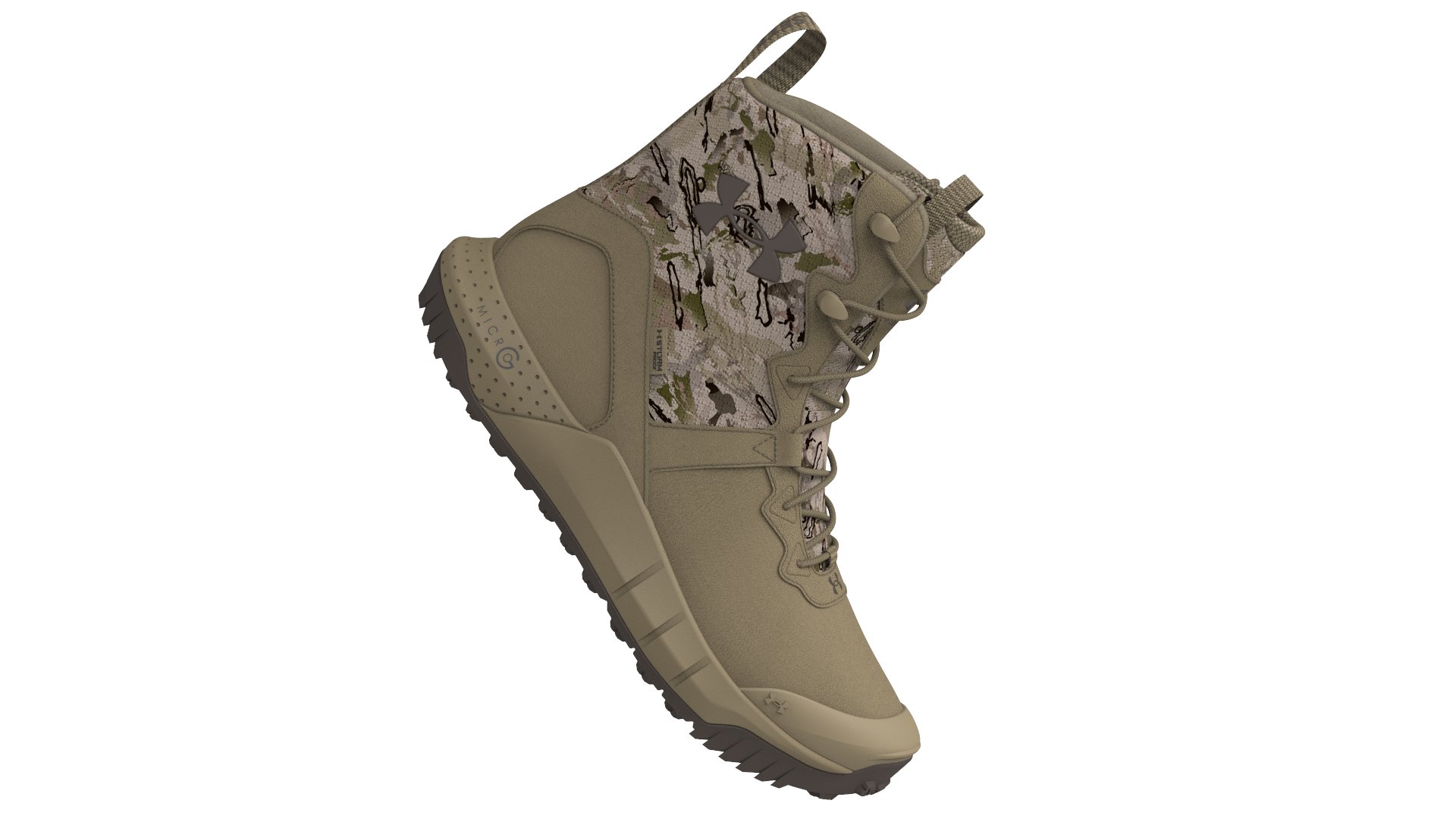 Men's UA Micro G Valsetz Leather Waterproof Camo Tactical Boots 2